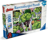 Ravensburger puzzle xxl merveille hulk, 100 pcs.