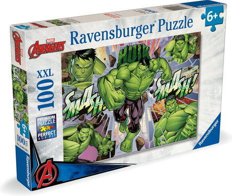 Ravensburger puzzle xxl merveille hulk, 100 pcs.