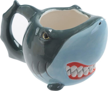 Mug en céramique en forme de requin