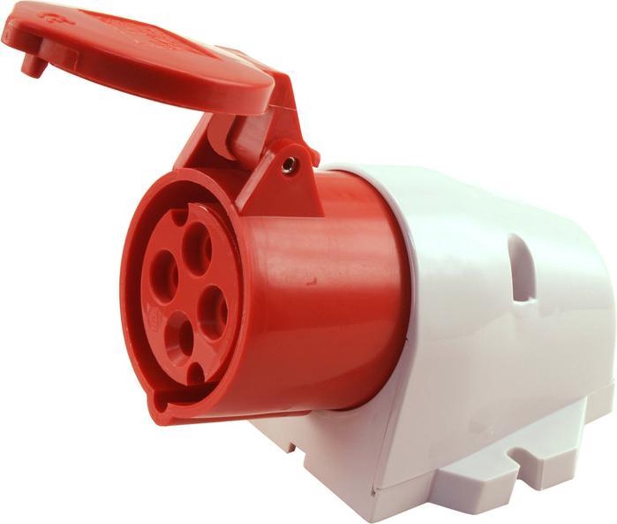 Abl cee wcd 16a - Prise 4 pôles - plastique - ip44 - rouge - 400v 16a
