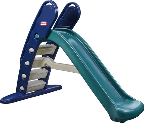 Toboggan géant Little Tikes - tout-petit - pour l'extérieur - bleu vert
