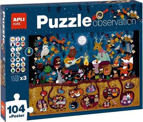 Apli kids - cherche et trouve la forêt de puzzles