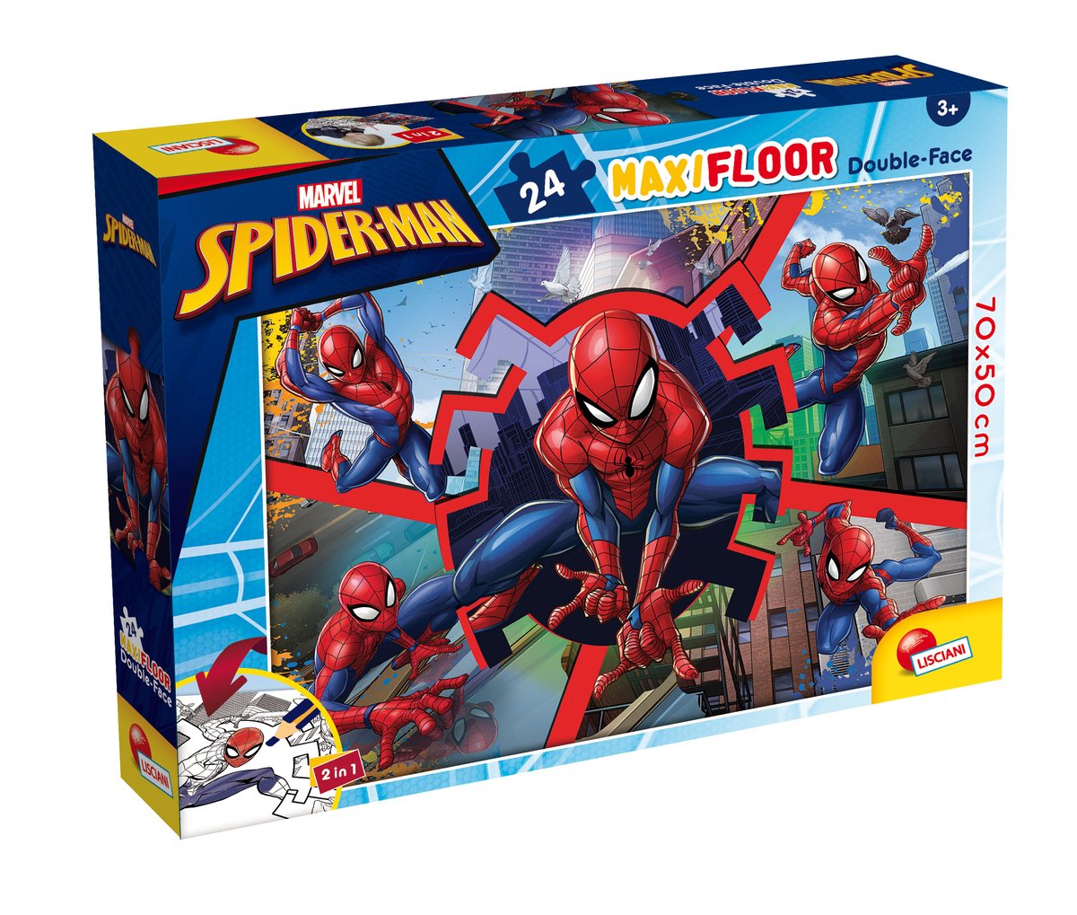 Lisciani Marvel Puzzle Df Maxifloor 24 Spider-Man