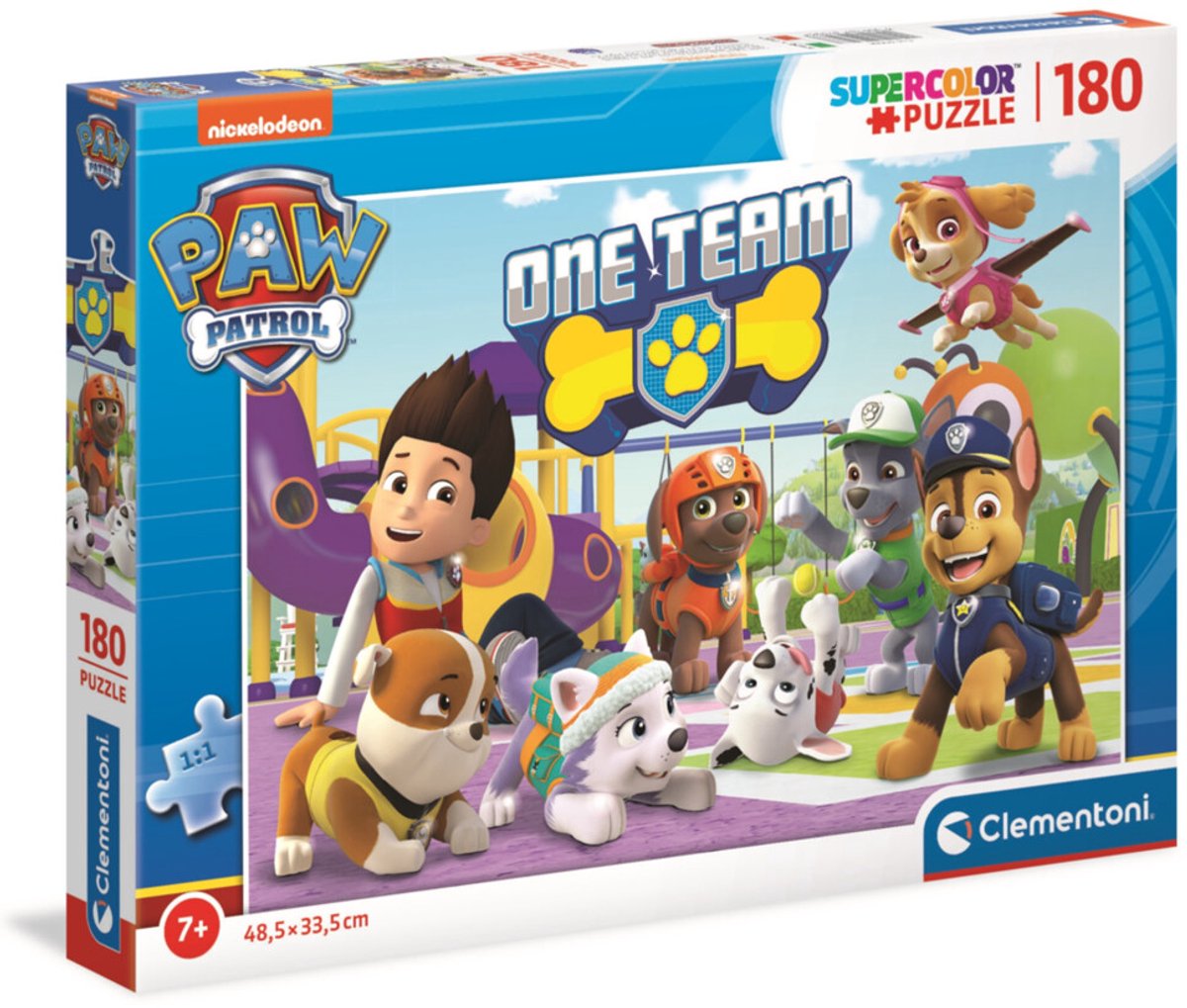 Clementoni Puzzle Paw Patrol, 180e.