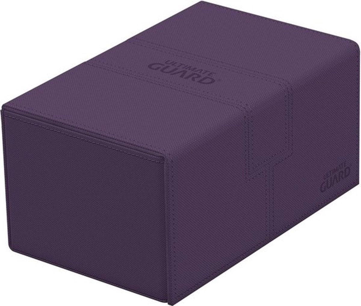 Ultimate guard twin flip'n'tray 160+ xenoskin - boîtes à cartes violettes