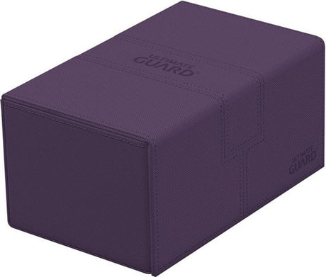 Ultimate guard twin flip'n'tray 160+ xenoskin - boîtes à cartes violettes