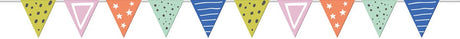 Folat bv ligne de drapeau en papier eco party 6 mètres