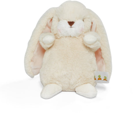 Bunnies by the bay grignoter lapin - peluche - détails brodés - 20 cm - crème