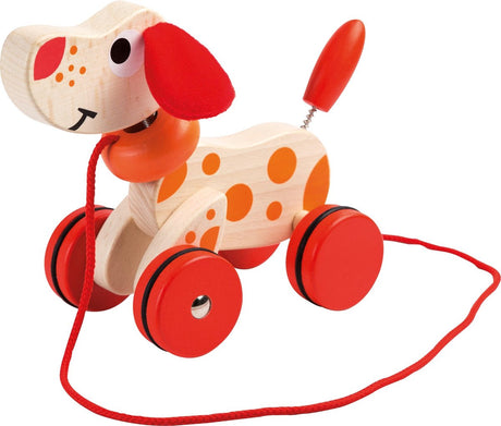 Chien remuant en bois Joueco