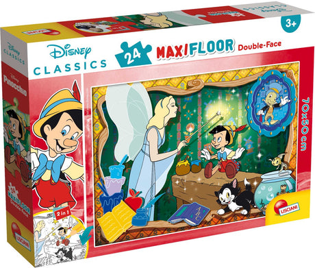 Lisciani Disney Puzzle Df Maxi Floor 24 Classiques Disney - Pinocchio