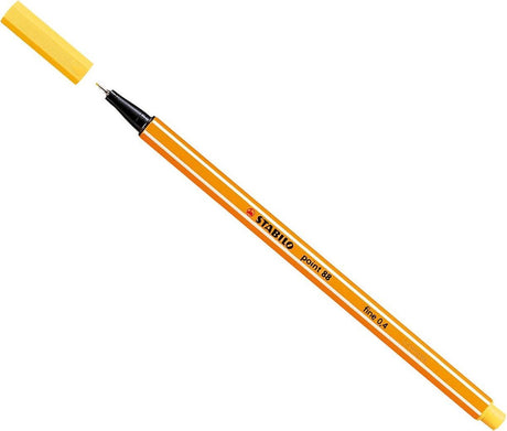 Stabilo point 88 - feutre fin 0,4 mm - jaune - par pièce