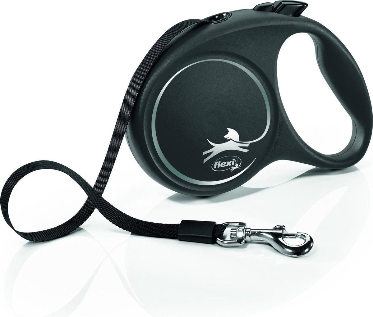 Ruban design noir ligne rétractable Flexi noir