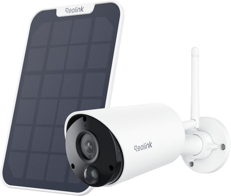 Caméra batterie wifi extérieure Reolink 5mp - détection intelligente - pas de frais mensuels - série argus b320 + panneau solaire