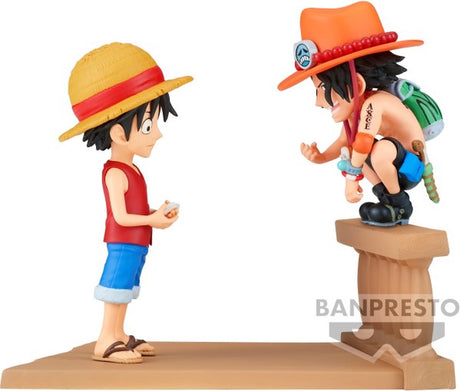 Banpresto one piece - luffy as - figurine wcf log stories 8cm