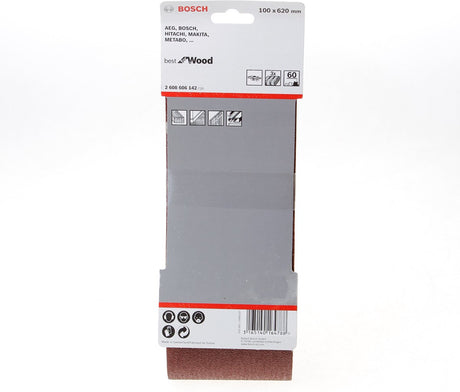 Bosch 3 pneus 100x620 meilleur bois+peinture, 60