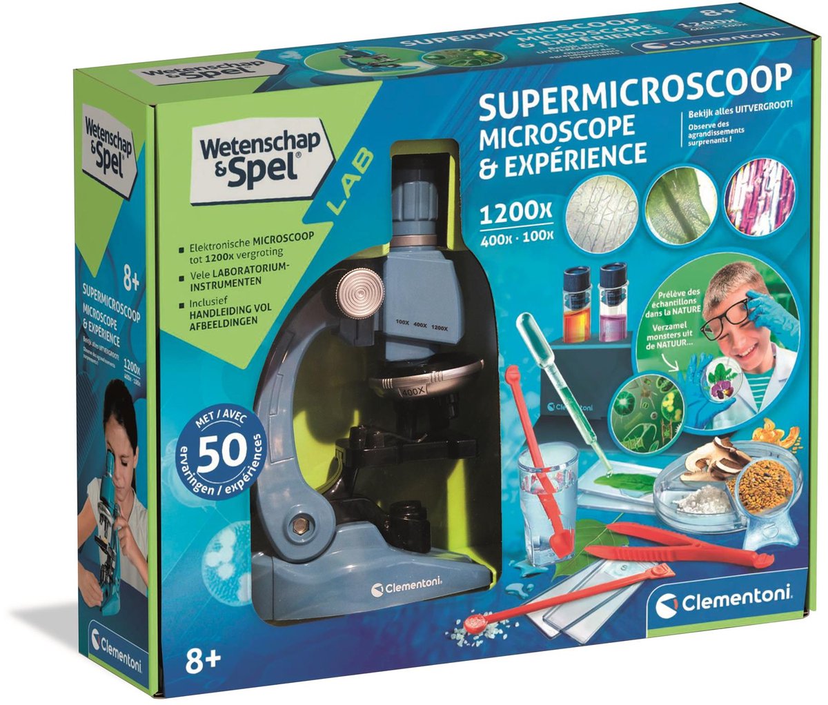 Science et jeux Clementoni - super microscope