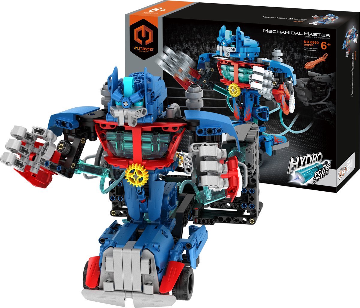 Gear2play im.master - jouet de construction de robot de combat hydraulique - figurine de combat mécanique