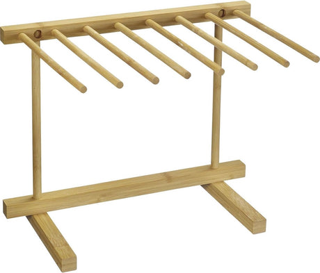 Séchoir à pâtes Westmark Leonardo - Séchoir à pâtes pliable pour sécher les pâtes faites maison, matériau durable avec un revêtement spécial - bambou