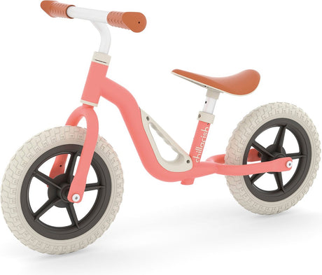 Draisienne Chillafish 2 ans - légère avec selle et guidon réglables - rose - draisienne pour garçons et filles jusqu'à 4 ans avec poignée de transport et pneus anti-crevaison - modèle Charlie