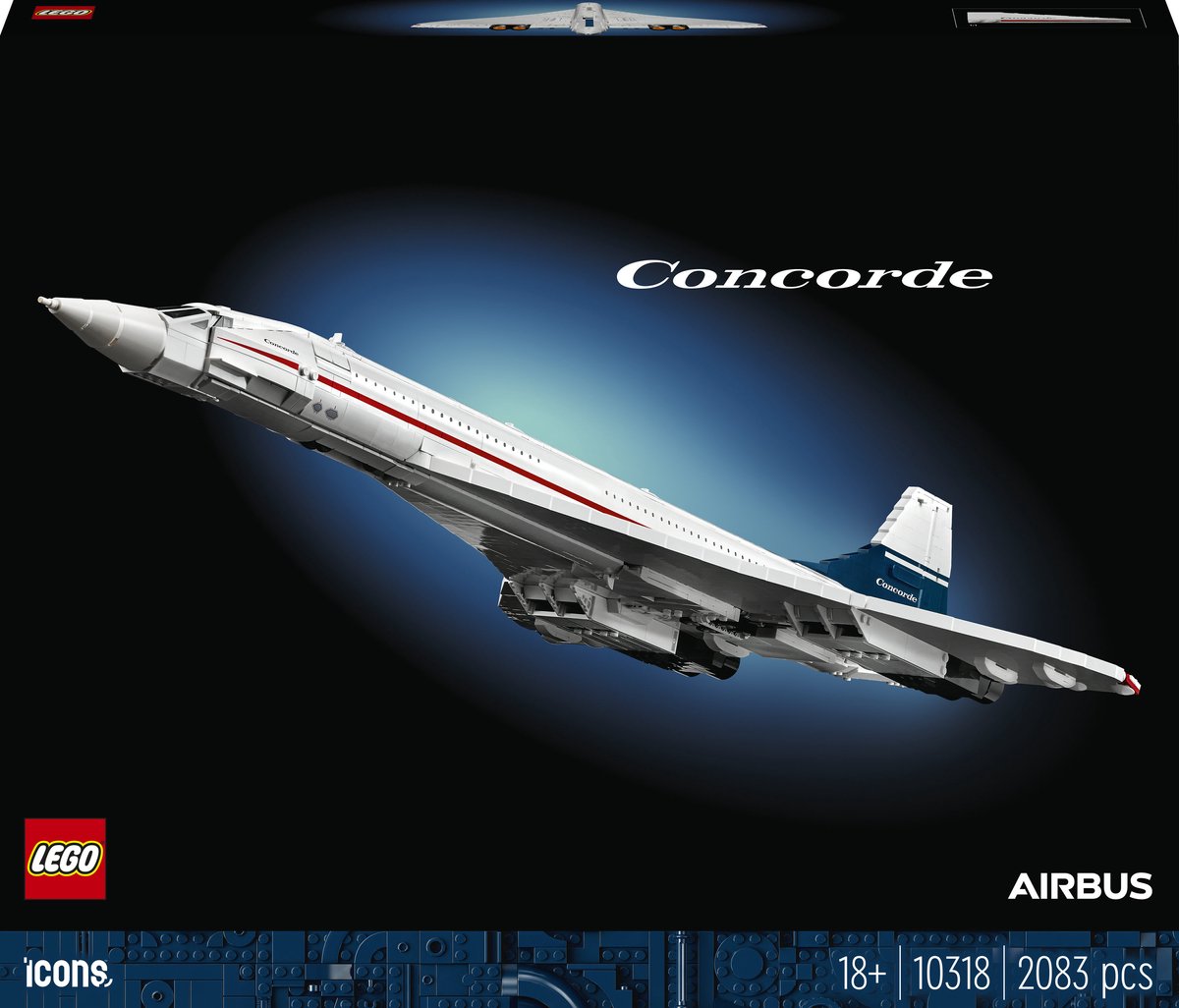 Icônes Lego Concorde - 10318