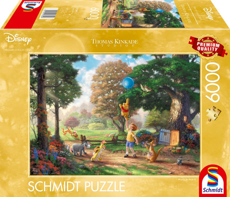 Schmidt - puzzle - disney, winnie pooh - winnie l'ourson - thomas kinkade studios - 6000 pièces - adultes - à partir de 14 ans