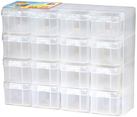 Coffret de rangement Hama Iron Beads avec 16 boîtes de rangement