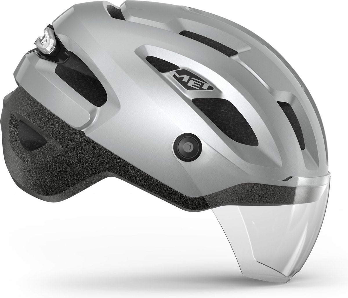 Avec casque de vélo intercity mips hommes femmes - casque de vélo e-bike adultes - vélo électrique - taille l (58-61 cm) - nta 8776 - réfléchissant brillant (gris)
