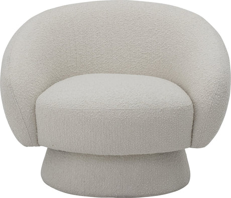 Bloomingville - chaise longue ted - blanc - polyester