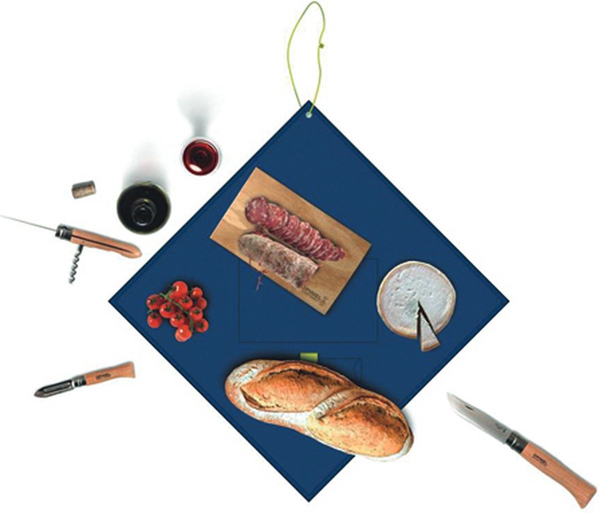 Set de cuisine outdoor nomade Opinel - 5 pièces - avec housse de voyage