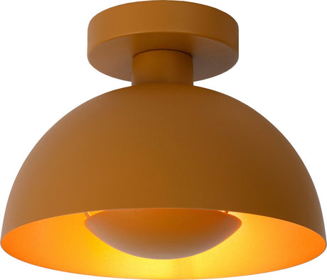 Lucide siemon - plafonnier (plafonnier) - ø 25 cm - 1xe27 - jaune ocre