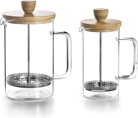 Cafetière embole en bois Lacor 350 ml