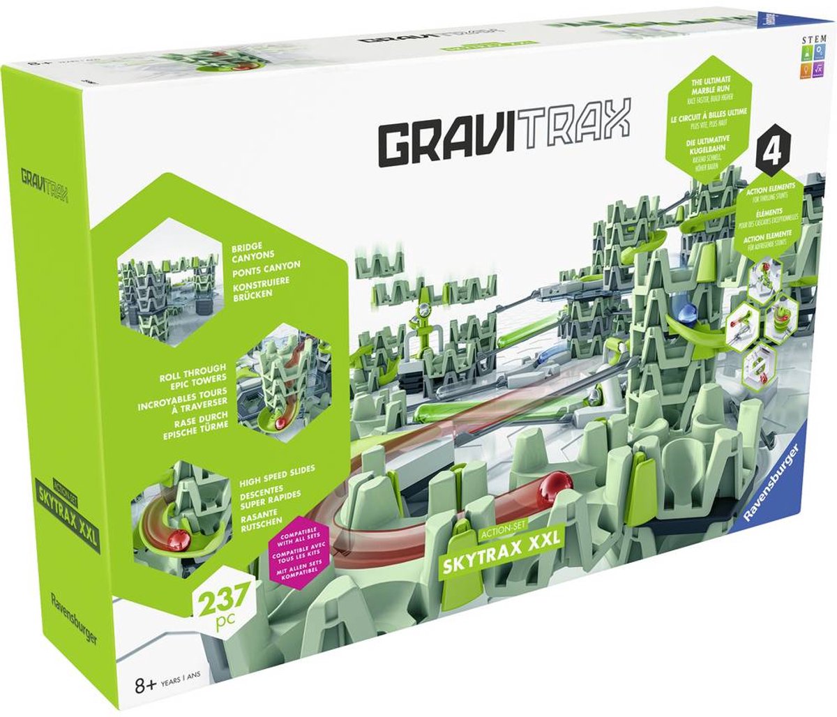 Ravensburger 25960 gravitrax - coffret d'action xxl skytrax