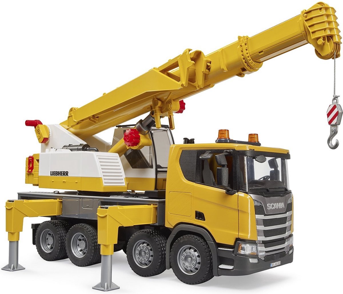 Bruder Truck Scania 560r Liebherr Kraan avec camion