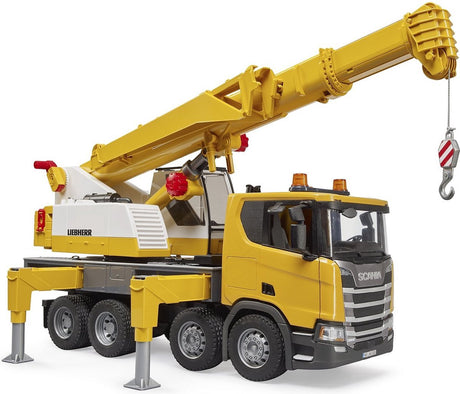 Bruder Truck Scania 560r Liebherr Kraan avec camion