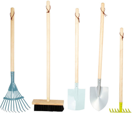Petit pied - outils de jardin pour enfants en bois, 8dlg.