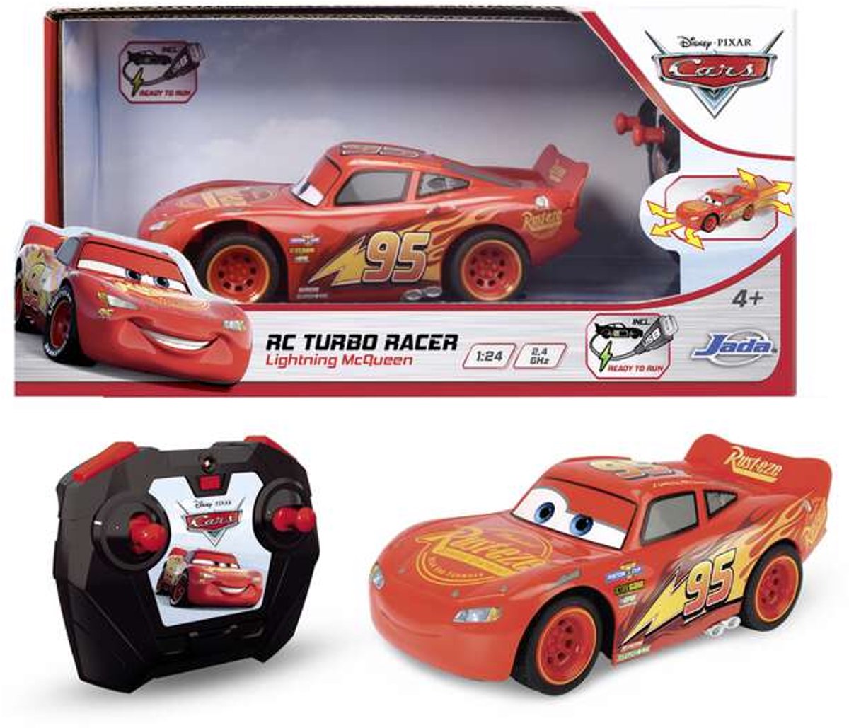 Dickie RC Cars 3 Lightning Mcqueen Turbo Racer