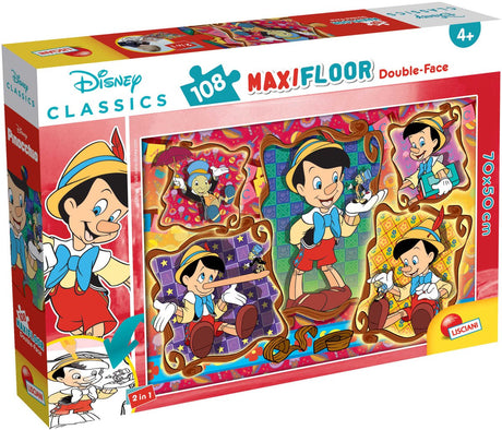 Lisciani Disney puzzle df maxi étage 108 pinocchio