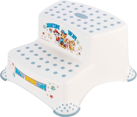 Keeper Paw Patrol - marche - plateforme antidérapante - max 120kg - blanc bleu 2 marches