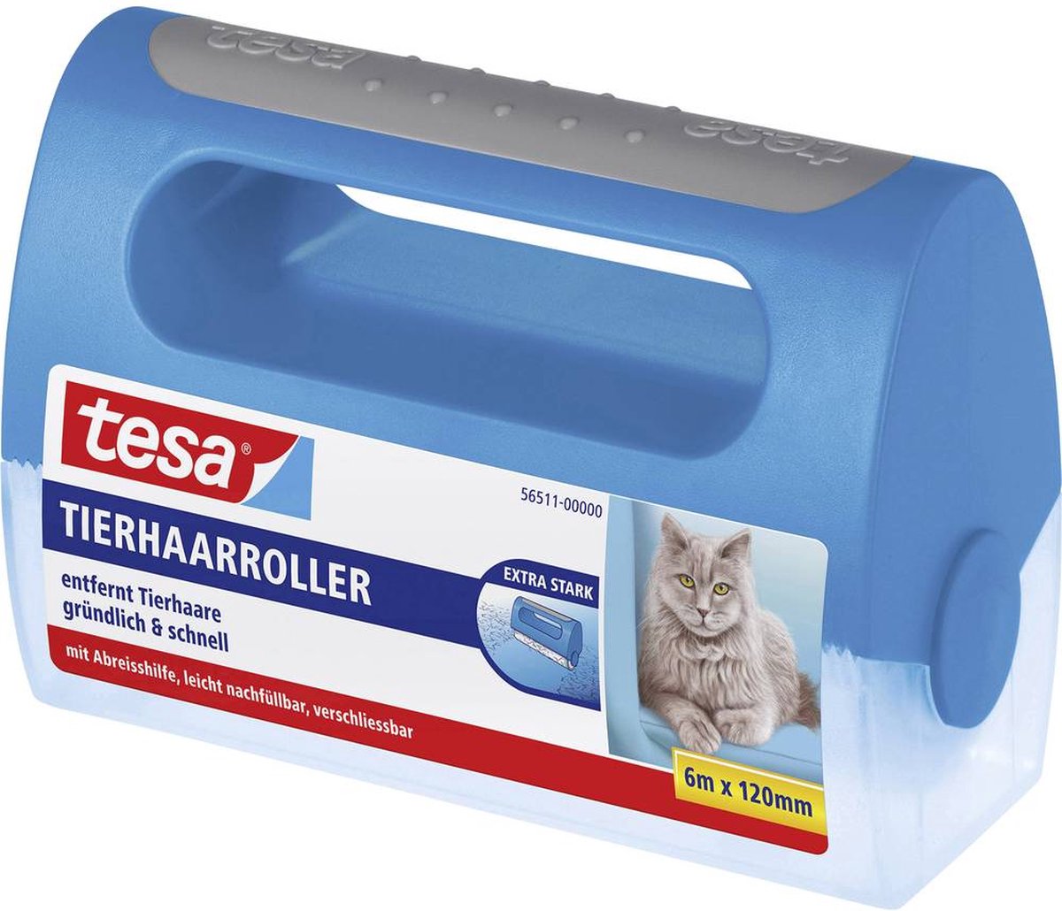 Tesa rouleau anti-peluches 1 pièce(s) bleu