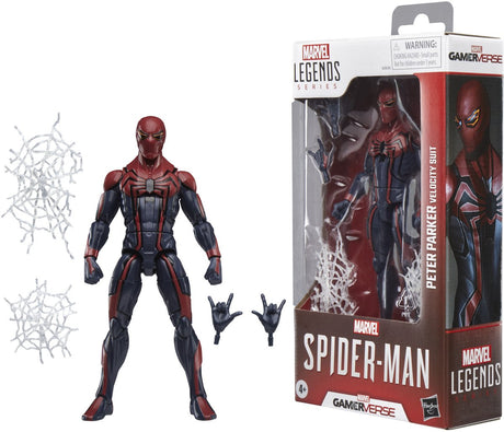 Hasbro Spider-Man Marvel Legends figurine Gamerverse Peter Parker Velocity Suit figurine 15 cm
