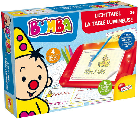 Jeu d'apprentissage Lisciani bumba avec table lumineuse