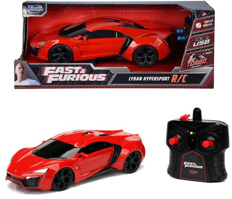Jada Toys - Voiture RC Fast Furious Lykan Hypersport 1:16 - Voiture télécommandée - Voiture radiocommandée