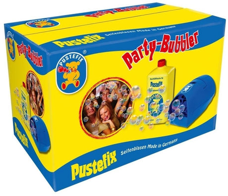 Souffleur à bulles Pustefix - barboteur de fête - avec 1 litre de liquide - 10 ans