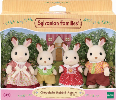 Famille de lapins en chocolat des familles Sylvanian - 05655