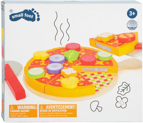 Small Foot Wooden Snijing Play reste à pizza, 21dlg.