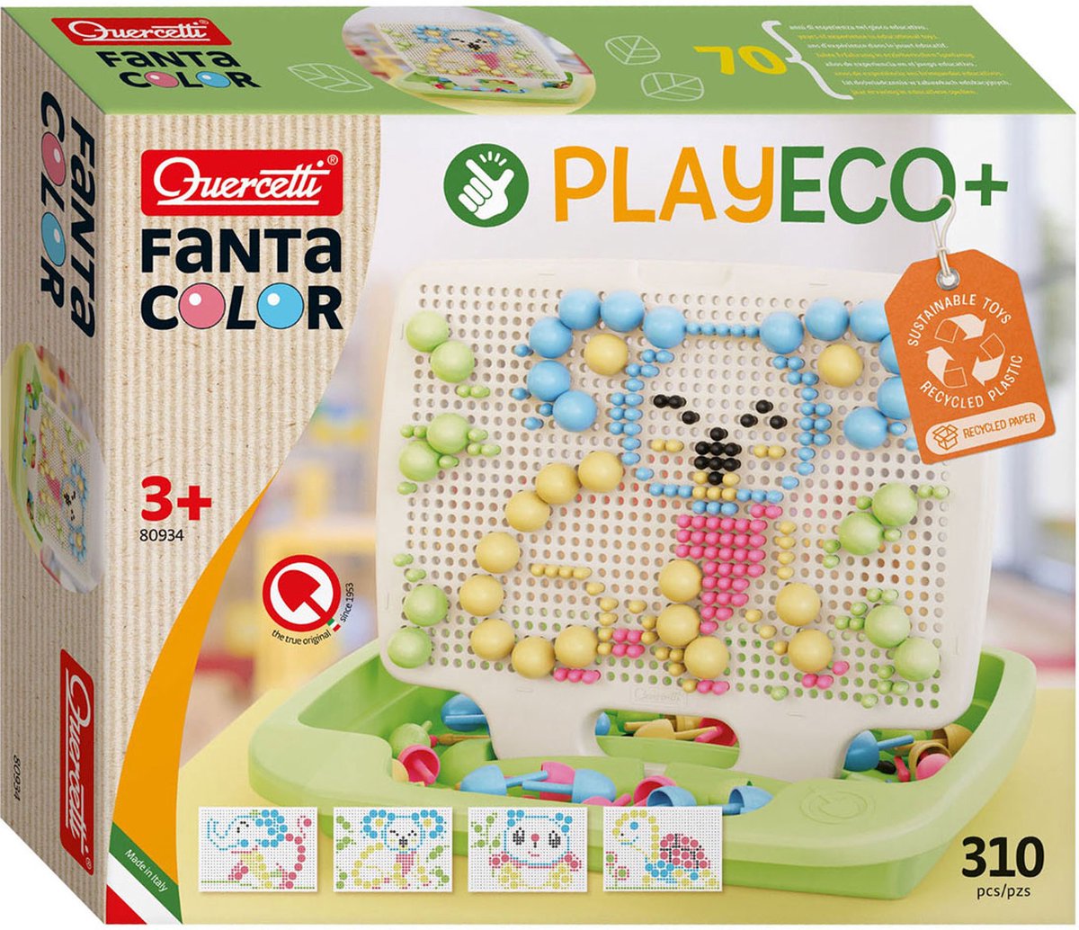 Quercetti Fantacolor Play Eco Isteek Mosaic, 310dlg.