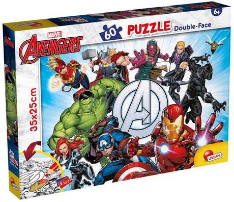 Lisciani merveille puzzle df m-plus 60 vengeurs