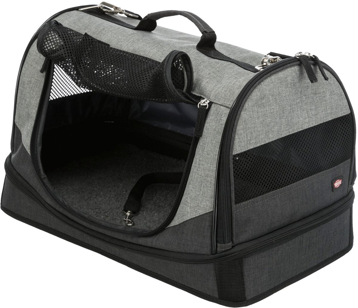 Trixie sac pour chien houx noir gris