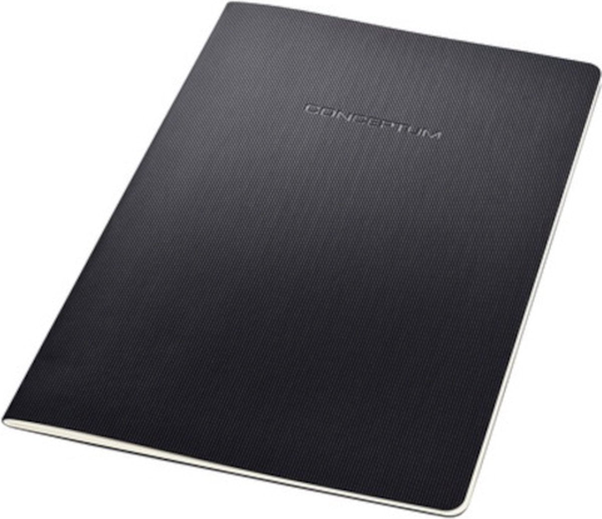Sigel - carnet - conceptum - a6 - noir - couverture souple - 64 pages - ligne - papier 80 grammes - si-co865