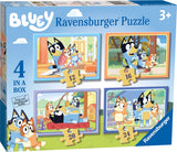 Ravensburger Puzzle 4 en 1 bleu